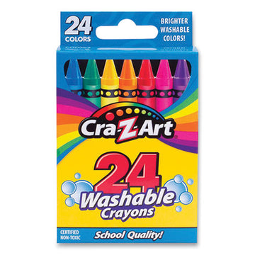 Cra-Z-Art® Washable Crayons, Assorted, 24-pack freeshipping - TVN Wholesale